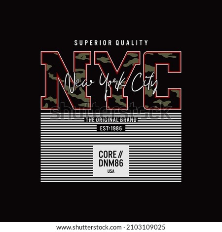 nyc, slogan tee graphic typography for print t shirt design,vector illustration