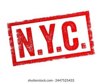 N.Y.C. steht für Neu York City und wird häufig als Abkürzung für die Stadt im Bundesstaat Neu York, Vereinigte Staaten, verwendet