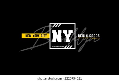 nyc stylish t-shirt and apparel trendy design .
