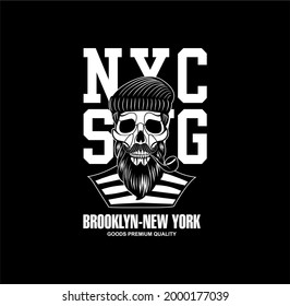 NYC swag typography, t-shirt graphics, vectors