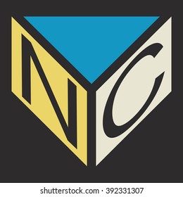 NYC typography, t-shirt graphics, vectors