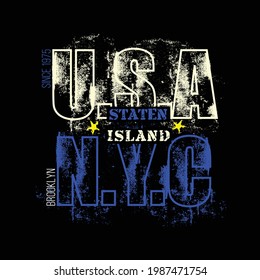 T-Shirt, Stock-Vektorgrafik, Kunst, NYCUSA-Schlagwort tee, Grafik, Illustration, T-Shirt,