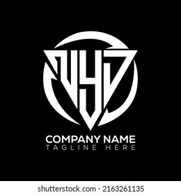NYD initial modern logo design vector icon template