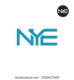 NYE Logo Letter Monogram Design