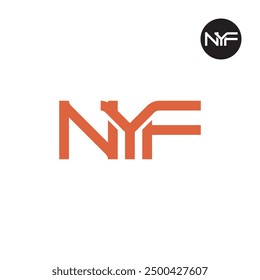 NYF Logo Letter Monogram Design