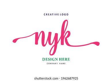 NYK lettering logo is simple, easy to understand and authoritative