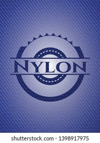 Nylon denim background. Vector Illustration. Detailed.
