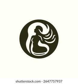 Logotipo Nymph pronto para venda.