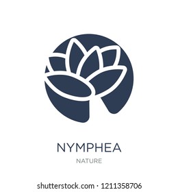 Nymphea icon. Trendy flat vector Nymphea icon on white background from nature collection, vector illustration can be use for web and mobile, eps10