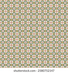 Nyonya Tiles Pastel Color Geometric Seamless Pattern