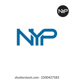 NYP Logo Letter Monogram Design