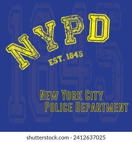 NYPD Fan Art.  Design for t-shirts,hoodies, mugs, cases, etc.