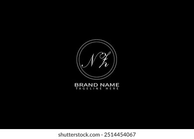 NZ Letter Logo Design. Initial letters NZ logo icon. Abstract letter NZ N Z minimal logo design template. N Z Letter Design Vector with black Colors. NZ logo,