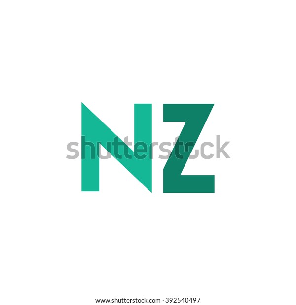 Nz Logo Stock Vector (Royalty Free) 392540497