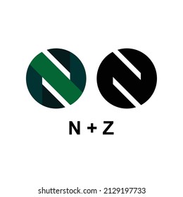 NZ logo design. Universal logo can be used for any logo