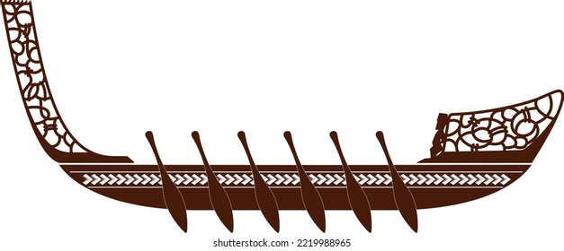 NZ Maori Waka Boat Canoe