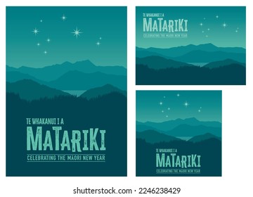 NZ Matariki Maori New Year Landscape