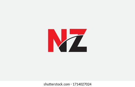 NZ or ZN letter logo. Unique attractive creative modern initial NZ ZN N Z initial based letter icon logo