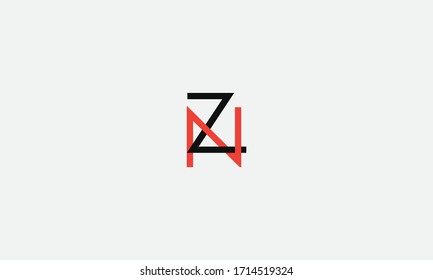 NZ or ZN letter logo. Unique attractive creative modern initial NZ ZN N Z initial based letter icon logo