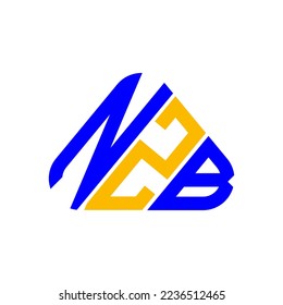 NZB letter logo creative design with vector graphic, NZB simple and modern logo.