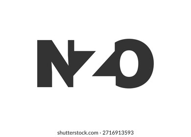 Projeto do logotipo NZO. Letra inicial N Z O estilo de fonte em negrito para start-ups de tecnologia, consultoria, marca corporativa. Nome criativo da empresa, manchetes identidade tipográfica, logotipo moderno. Ilustração vetorial.