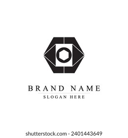 O abstract logo design, O Letter Logo	
	