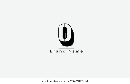 O abstract vector logo monogram template