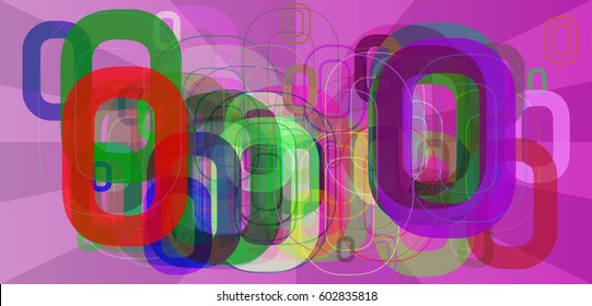 O Alphabet art vector