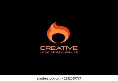 O alphabet brand letter o logo