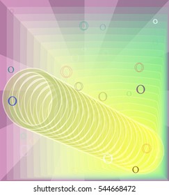 O and alphabet, charming sort of motion