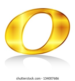 O alphabet emblem