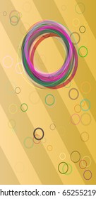 O Alphabet pattern art