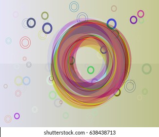 O Alphabet template vector