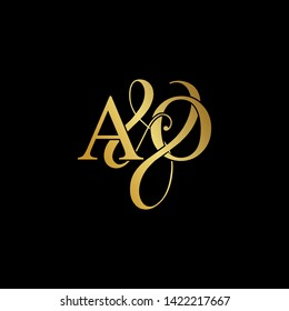 A & O / AO logo initial vector mark