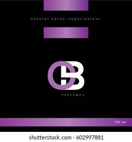 O & B Letter logo design vector element