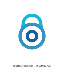 O Bag Market Vector Icon Template Illustration