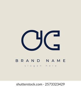 O and C logo design. OC abstract Letters Logo Monogram. This logo design is the process of creating a visual symbol that represents a brand, company, or individual.