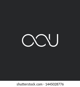 O C U letters Joint logo icon vector for business card and corporate identity.