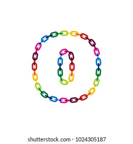 O Chain Letter Logo Icon Design