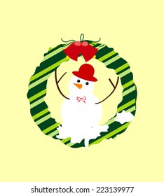 O Christmas Design Font Vector