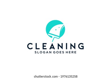 O for cleaning clean service Maintenance for car detailing, homes logo icon vector template.