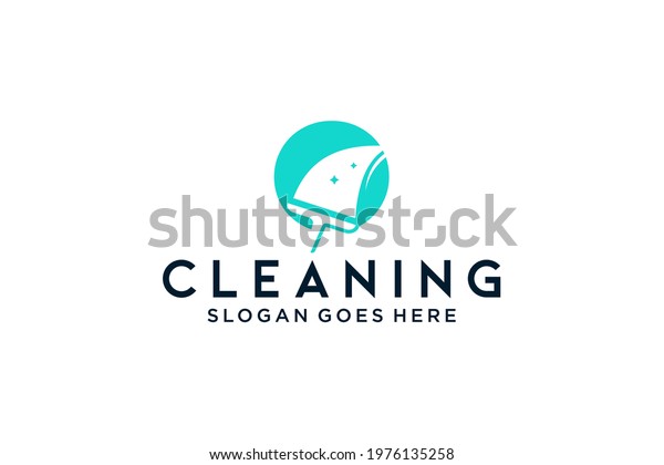 O for cleaning clean service\
Maintenance for car detailing, homes logo icon vector\
template.