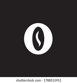 o coffee letter logo concept creative