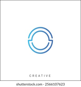 O Creative Latter Logo Design. By Custom Branding Logo. Creative Logo Design. Logo Template. Vector illustration. Modern Design. Monogram Design