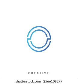 O Creative Latter Logo Design. By Custom Branding Logo. Creative Logo Design. Logo Template. Vector illustration. Modern Design. Monogram Design