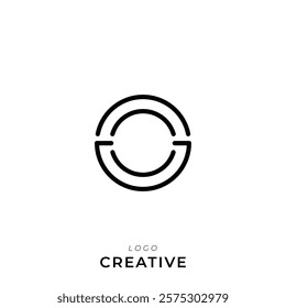 O Creative Latter Logo Design. By Custom Branding Logo. Creative Logo Design. Logo Template. Vector illustration. Modern Design. Monogram Design