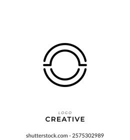 O Creative Latter Logo Design. By Custom Branding Logo. Creative Logo Design. Logo Template. Vector illustration. Modern Design. Monogram Design