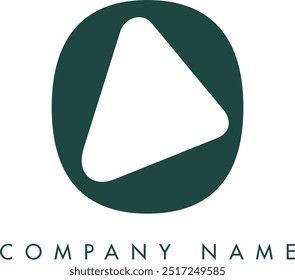 O creative modern abstract letter logo vector design. Usable for your company or business and brand identity.