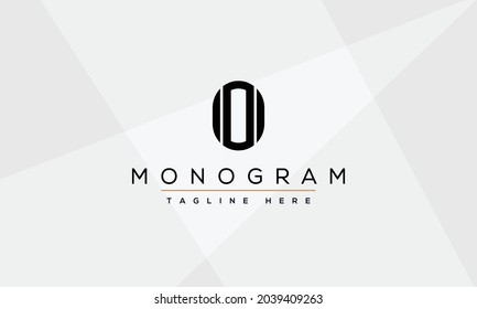 O Creative Monogram Logo Design