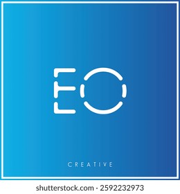 O Creative Premium Vector latter logo design. Creative Logo. Elegant leaves.  modern design. Vector Illustration logo. Creative Minimal feminine monogram and logo.